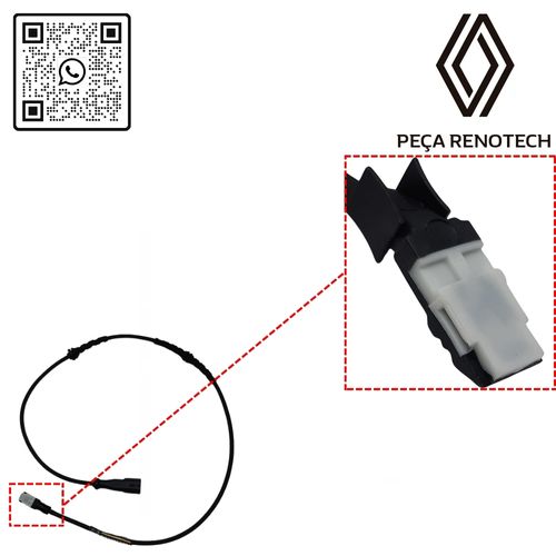 RN 06271R-X 479006271R SENSOR DO ABS TRAS. ESQ. FLUENCE -3-